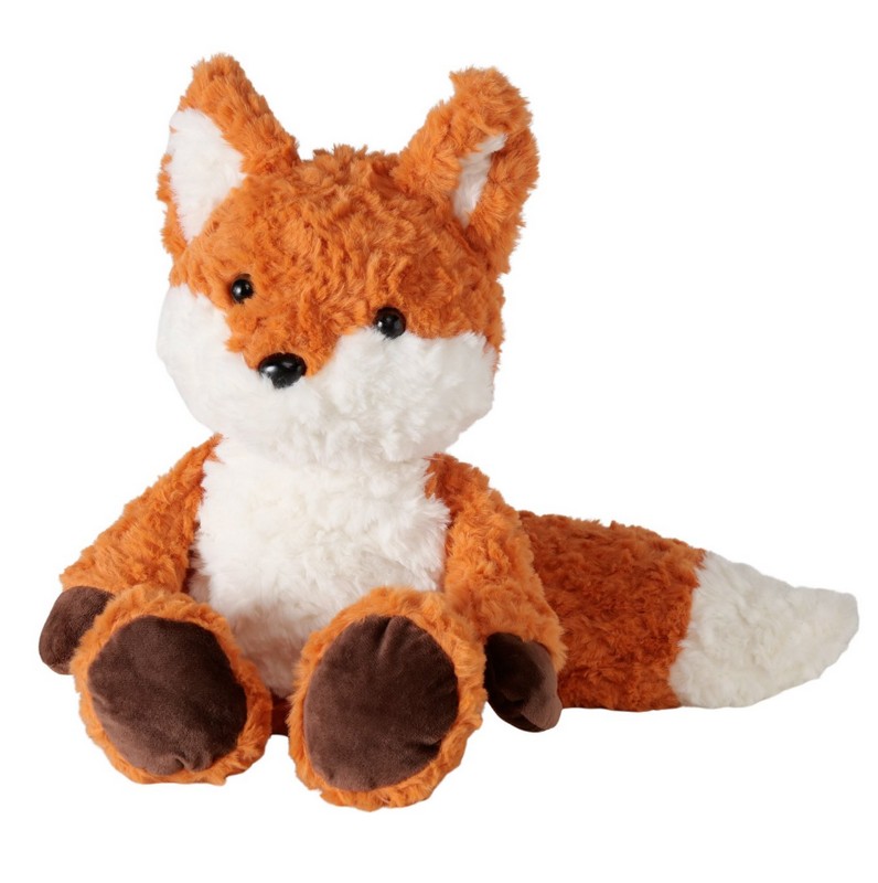 Peluche a forma di volpe alto 50 cm, perfetto come decoro autunnale